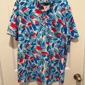 NWOT Chubbies Short Sleeve Button Down Shirt XL